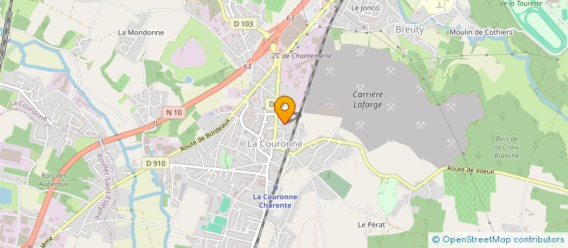 localisation de l'entreprise MONSIEUR CHADI TIATI à LA COURONNE