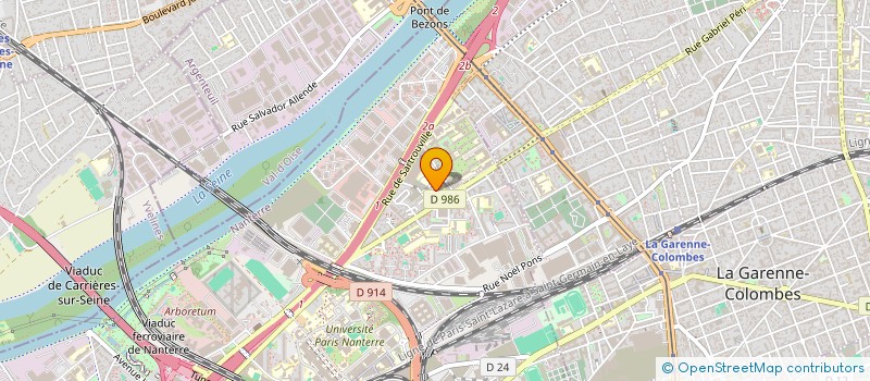 localisation de l'entreprise MONSIEUR CHADLI CHAMI  NANTERRE