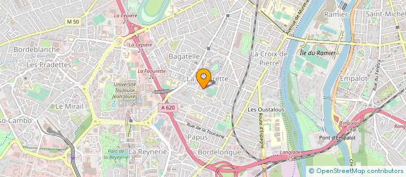 localisation de l'entreprise MONSIEUR CHADOU IGUE à TOULOUSE
