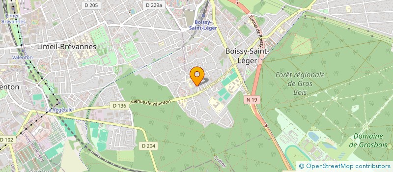 localisation de l'entreprise MONSIEUR CHAFA AIT-MOHAND  LIMEIL-BREVANNES