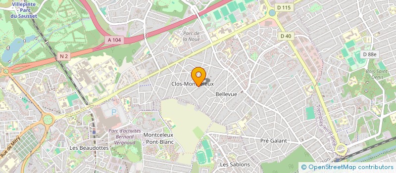 localisation de l'entreprise MONSIEUR CHAFAA AMARA  VILLEPINTE