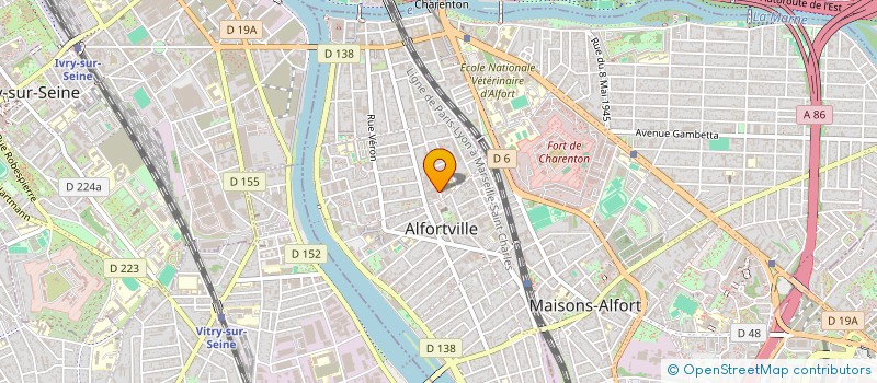 localisation de l'entreprise MONSIEUR CHAFAA IGUEMRAOU à ALFORTVILLE