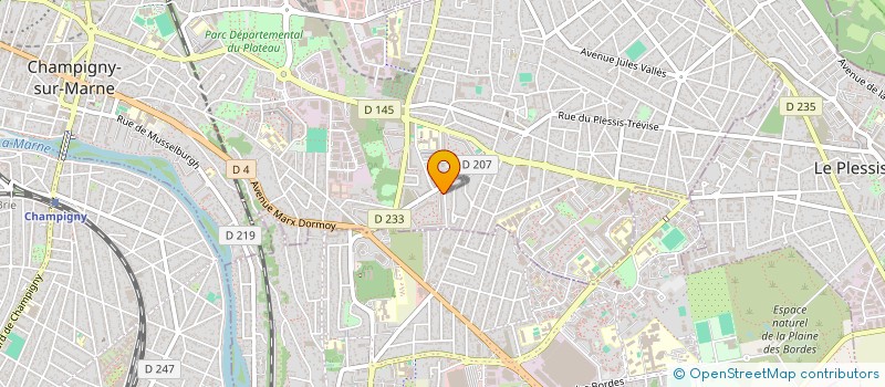 localisation de l'entreprise MONSIEUR CHAFIE SEGHIRI à CHAMPIGNY-SUR-MARNE