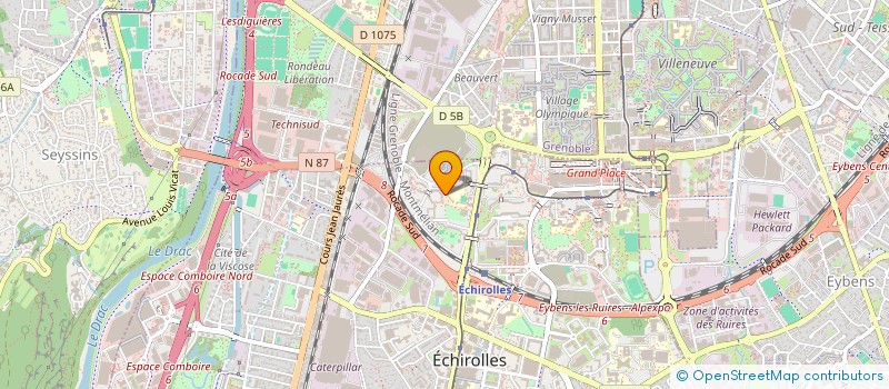 localisation de l'entreprise MONSIEUR CHAFIK AATILLAH à ECHIROLLES