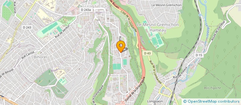 localisation de l'entreprise MONSIEUR CHAFIK BELAID  ROUEN