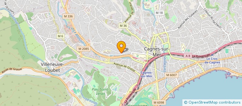 localisation de l'entreprise MONSIEUR CHAFIK EL MECHRI  CAGNES-SUR-MER