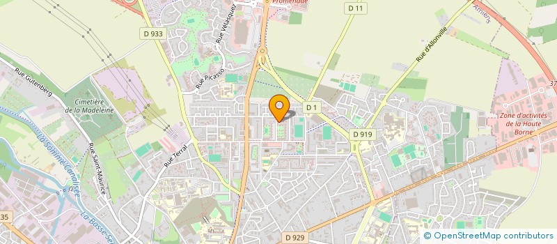 localisation de l'entreprise MONSIEUR CHAFIK EZZARRARI  AMIENS