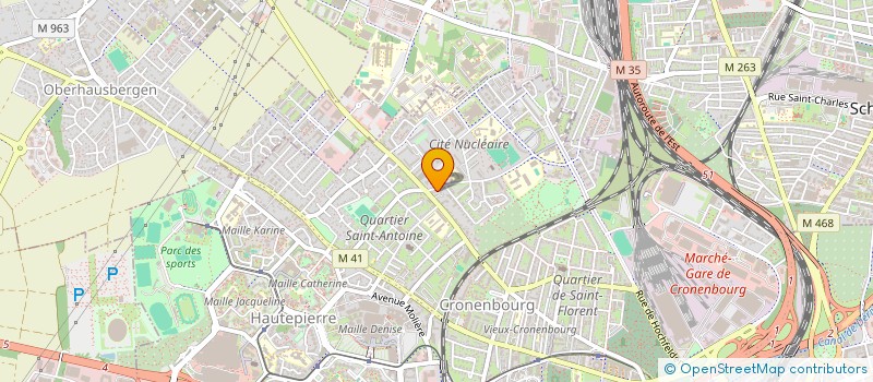 localisation de l'entreprise MONSIEUR CHAFIK HAMRIT  STRASBOURG