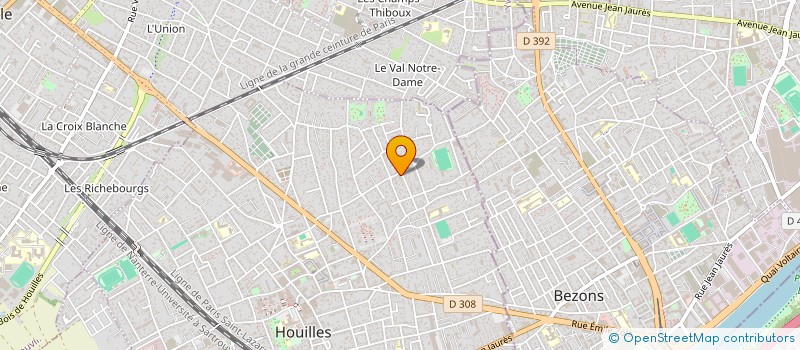 localisation de l'entreprise MONSIEUR CHAFIK IZEM  HOUILLES