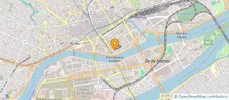 localisation de l'entreprise MONSIEUR CHAFIK KHAROUNE  NANTES