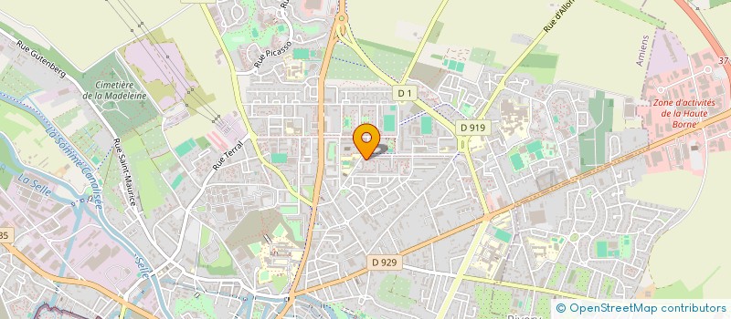 localisation de l'entreprise MONSIEUR CHAFIK KHELLOUFI  AMIENS