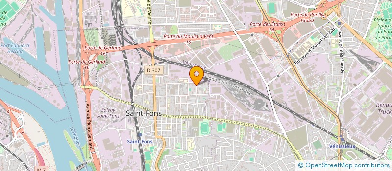 localisation de l'entreprise MONSIEUR CHAFIK KRIBI  SAINT-FONS