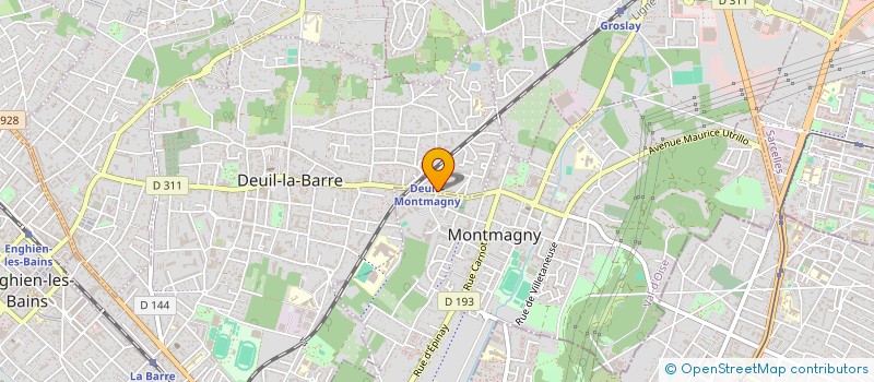 localisation de l'entreprise MONSIEUR CHAFIK MOUCHARAF à DEUIL-LA-BARRE