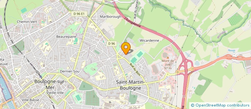 localisation de l'entreprise MONSIEUR CHAFIK OVIEVE  SAINT-MARTIN-BOULOGNE