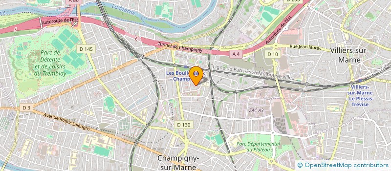 localisation de l'entreprise MONSIEUR CHAFIK RENAI  CHAMPIGNY-SUR-MARNE