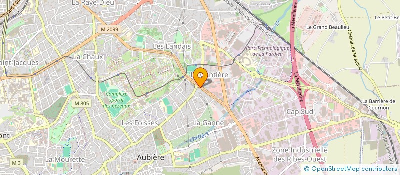 localisation de l'entreprise MONSIEUR CHAFIK SAMIR  AUBIERE