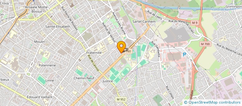 localisation de l'entreprise MONSIEUR CHAFIK SELMANI  ROUBAIX