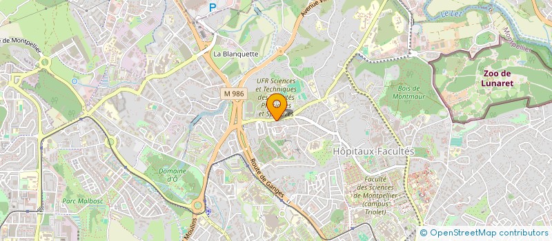 localisation de l'entreprise MONSIEUR CHAFIK TOUZANI à MONTPELLIER