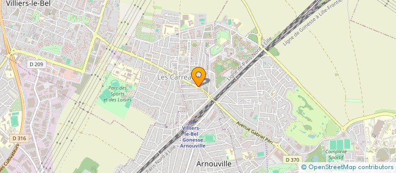 localisation de l'entreprise MONSIEUR CHAFIQ LAFRID  ARNOUVILLE