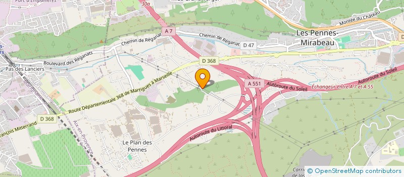 localisation de l'entreprise MONSIEUR CHAHBOUN BENYAGOUB  CHATEAUNEUF-LES-MARTIGUES