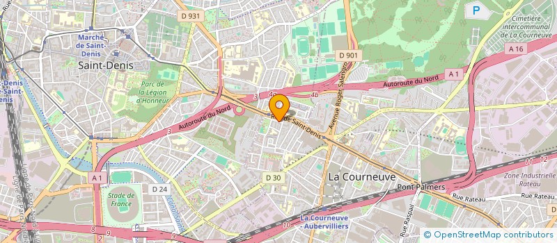 localisation de l'entreprise MONSIEUR CHAHER CHANFI SOILIHI à LA COURNEUVE