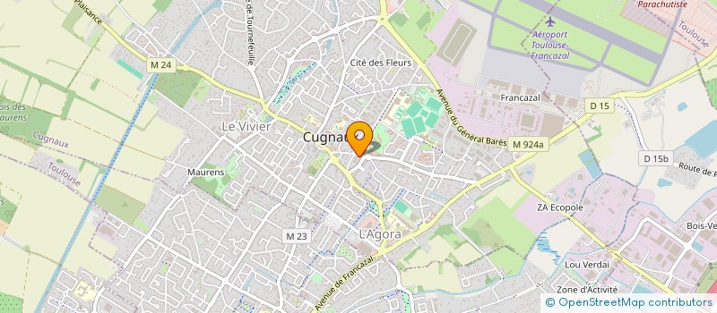 localisation de l'entreprise MONSIEUR CHAHID BARHOUMI  CUGNAUX