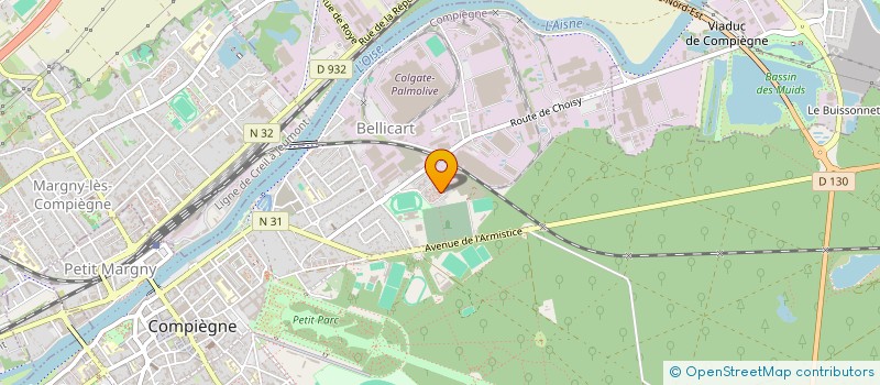 localisation de l'entreprise MONSIEUR CHAHID BELHAJ  COMPIEGNE