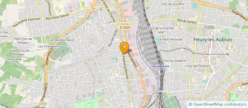 localisation de l'entreprise MONSIEUR CHAHID OULAD L HADJ  FLEURY LES AUBRAIS