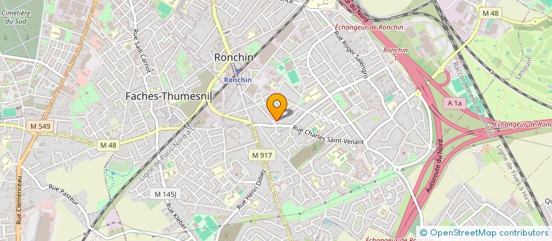 localisation de l'entreprise MONSIEUR CHAHID RADI  RONCHIN