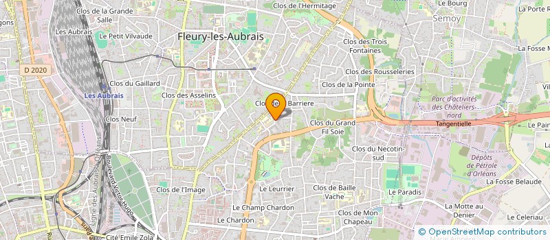 localisation de l'entreprise MONSIEUR CHAHID SEBBAR à ORLEANS