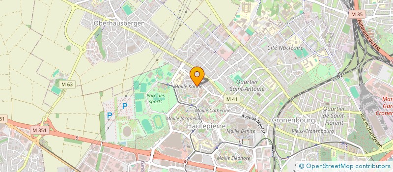 localisation de l'entreprise MONSIEUR CHAHID ZINBI  STRASBOURG