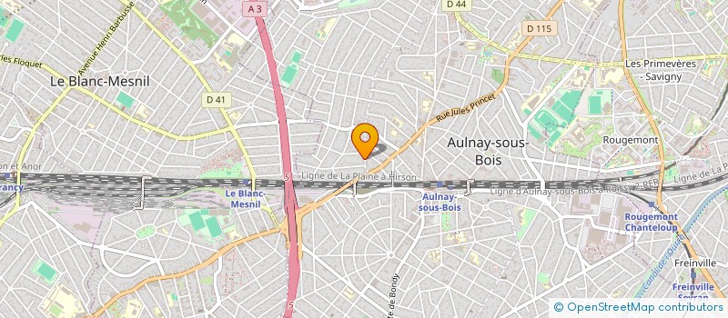 localisation de l'entreprise MONSIEUR CHAHIN DEROUICHE à AULNAY-SOUS-BOIS