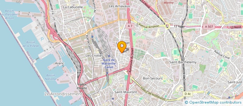 localisation de l'entreprise MONSIEUR CHAHIN KADDOUR CHAHIN YASSINE à MARSEILLE