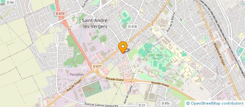 localisation de l'entreprise MONSIEUR CHAHIN ZAAM  SAINT-ANDRE-LES-VERGERS