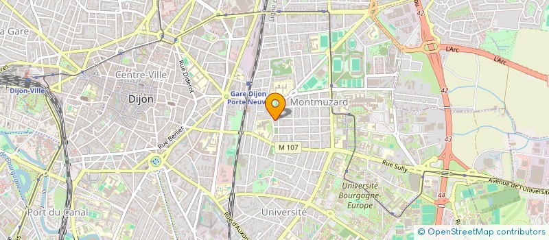 localisation de l'entreprise MONSIEUR CHAHINE BENHAMZA ROUPLY  DIJON