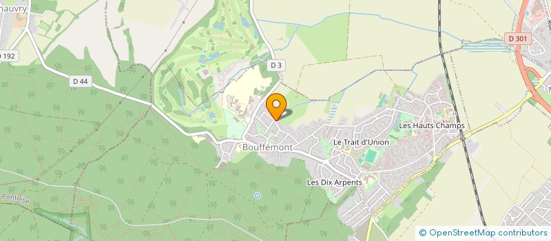 localisation de l'entreprise MONSIEUR CHAHINE BOULAHIA  BOUFFEMONT