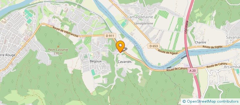 localisation de l'entreprise MONSIEUR CHAHINE DEBZA  CAHORS