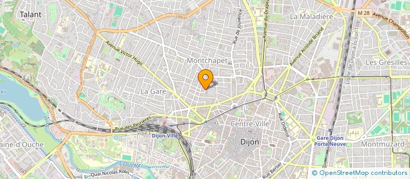 localisation de l'entreprise MONSIEUR CHAHINE DRIF GAZEAU  DIJON