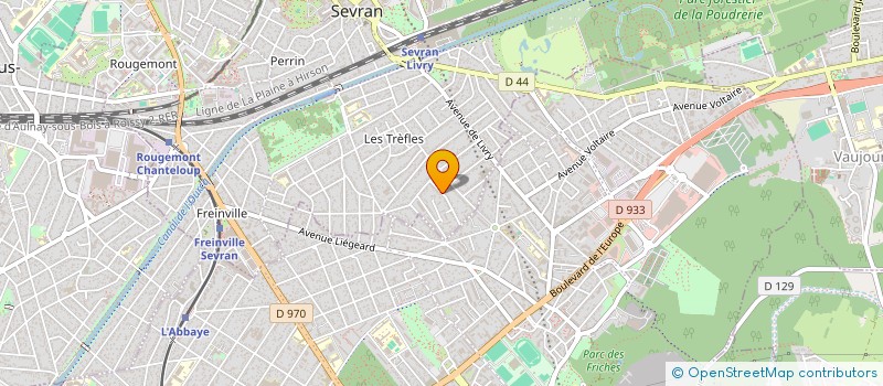 localisation de l'entreprise MONSIEUR CHAHINE HAMDAOUI à SEVRAN