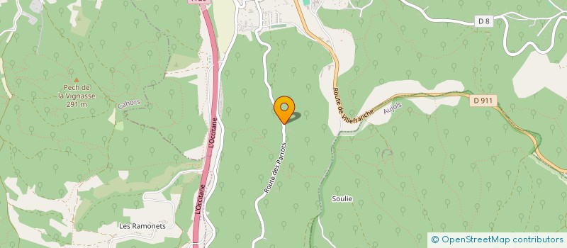 localisation de l'entreprise MONSIEUR CHAHINE MOUGA  ARCAMBAL