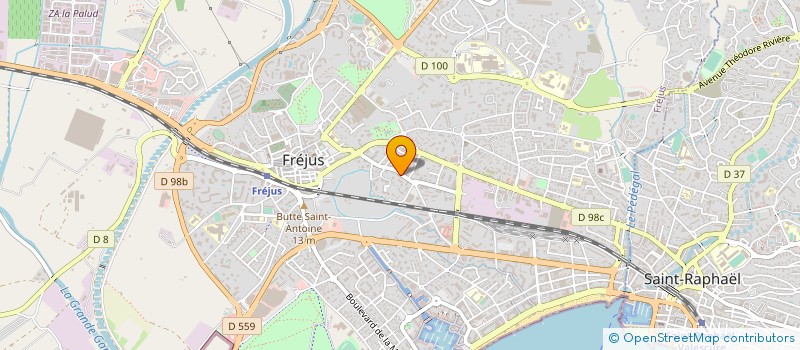 localisation de l'entreprise MONSIEUR CHAHIR AYOUBI à FREJUS