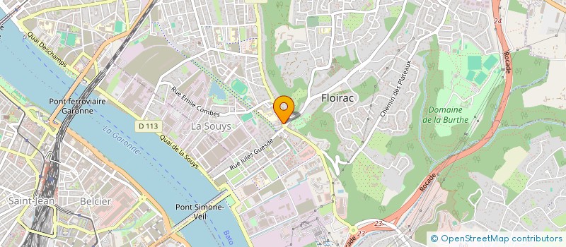 localisation de l'entreprise MONSIEUR CHAHIR BOUDOUHAOU  FLOIRAC