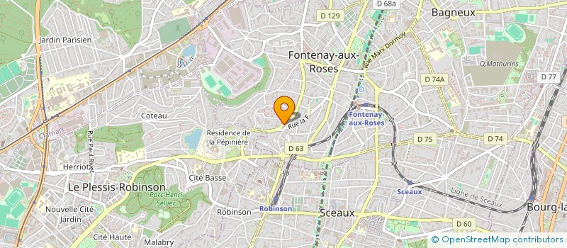 localisation de l'entreprise MONSIEUR CHAHIR CHNIGUIR à FONTENAY-AUX-ROSES