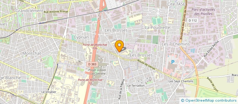 localisation de l'entreprise MONSIEUR CHAHIR DRINE  VILLEURBANNE