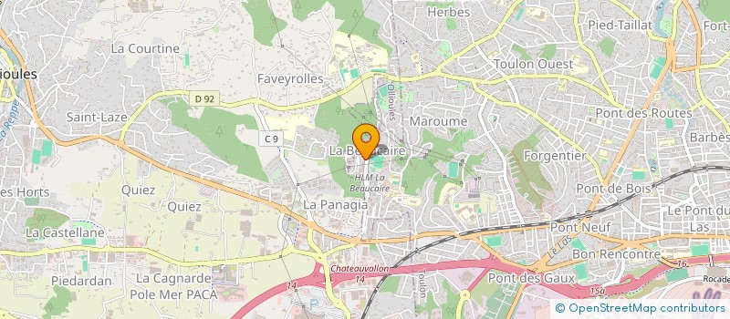 localisation de l'entreprise MONSIEUR CHAHIR MEJRISSI  LA SEYNE-SUR-MER