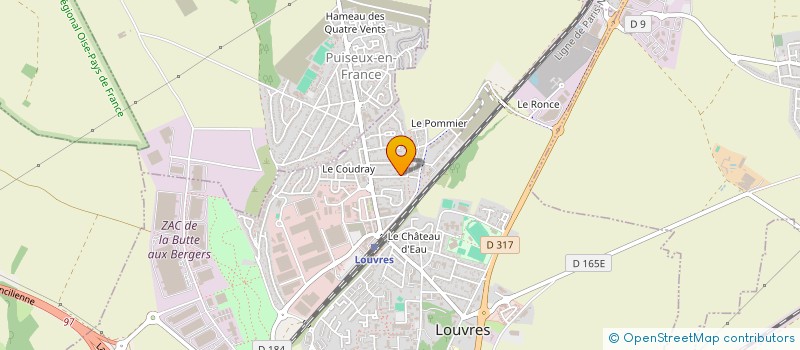 localisation de l'entreprise MONSIEUR CHAHOUL SYED  LOUVRES