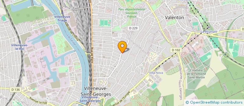 localisation de l'entreprise MONSIEUR CHAHRAZAD DJOUAHRA  VILLENEUVE-SAINT-GEORGES