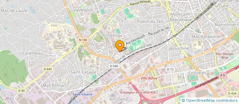 localisation de l'entreprise MONSIEUR CHAIB BAGHA  NIMES