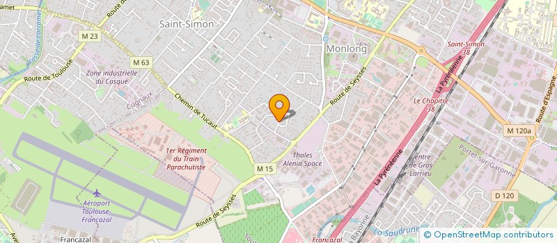localisation de l'entreprise MONSIEUR CHAIB BENSALEM à TOULOUSE