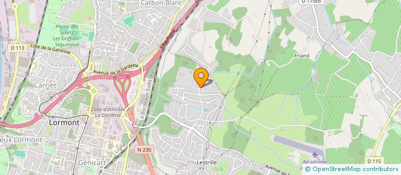 localisation de l'entreprise MONSIEUR CHAIB BODOUAOU  LORMONT